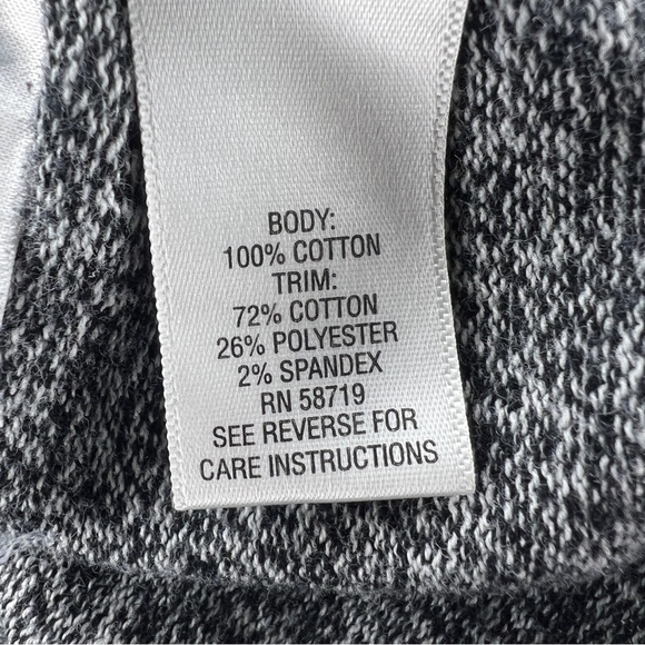 XL STUDIO WORKS GREY WHITE COLLAR ACCENT SWEATER FITTED STRETCH PREPPY ACADEMIA - Picture 8 of 9